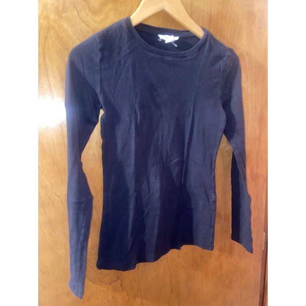 Forever 21 Black Long Sleeve T-Shirt Size Small